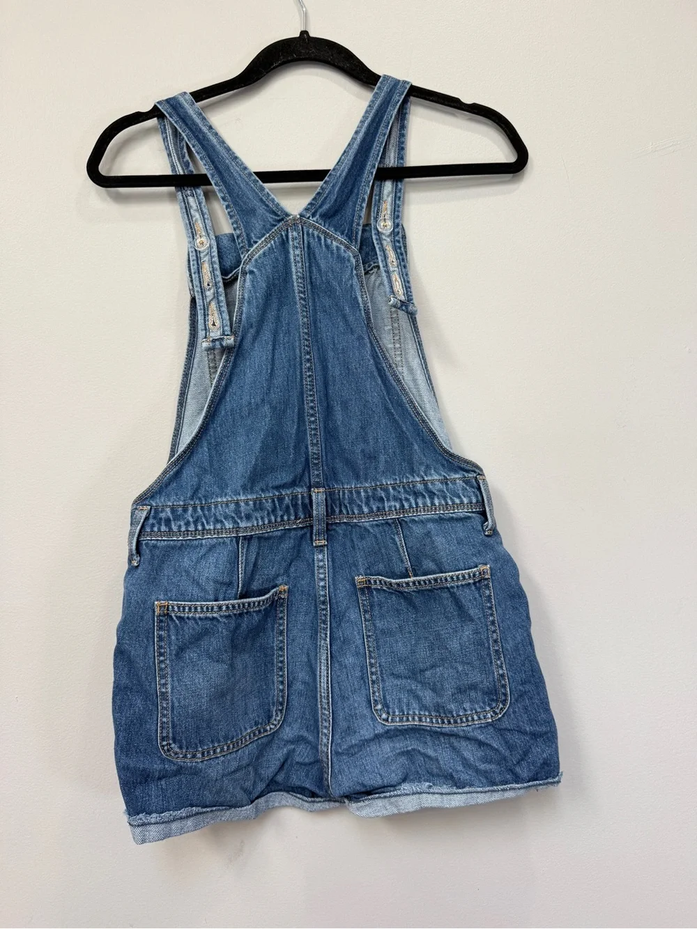 Old Navy Denim Shortalls in Medium Blue